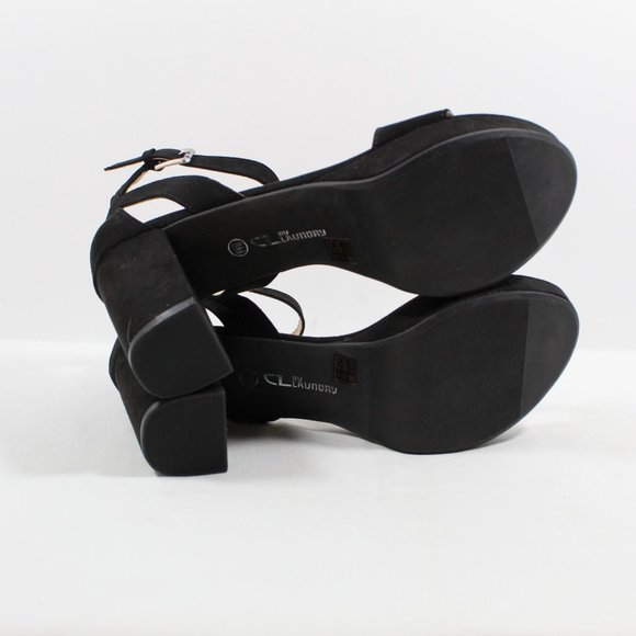 CL by Chinese Laundry Go On Sandal - Black Suede 7.5M - Picture 3 of 5